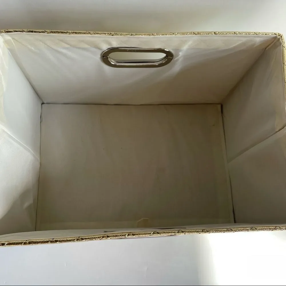 Estée Lauder Gold Storage Container Bin Handles